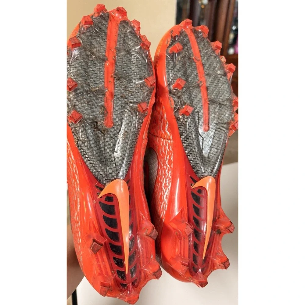 Nike Vapor Untouchable Pro VPR Football Cleats‎ Orange Mens 9.5 833385-606